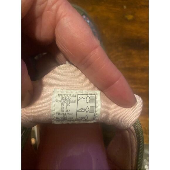 Lands’ End Wm’s Size 10D Floral Trail Sandals Olive Green Adjustable Hiking Shoe - Picture 9 of 9